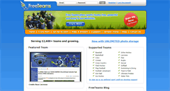 Desktop Screenshot of freeteams.com